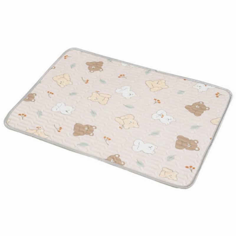 Pet Ice Silk Cushion Summer Dog Bed Latex Sleeping Mat Floor Pad Cat Bed Cooling Mat Scratch Resistant Nest Cushion