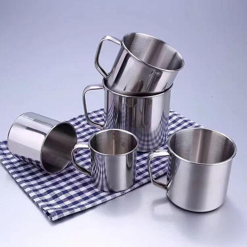 ZISIZ 304 Stainless Steel Water Cup with Handle