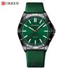 CURREN Sport Men Watch Top Brand Luxury Military Army Waterproof Male Clock Black Silicone Quartz Original Man Wristwatch 8449