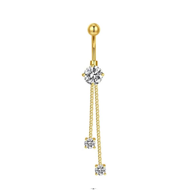 Simple Heart Navel Ring For Women Girls  Belly Button Rings Sexy Body Piercing Jewelry Exquisite Navel Ring Gifts