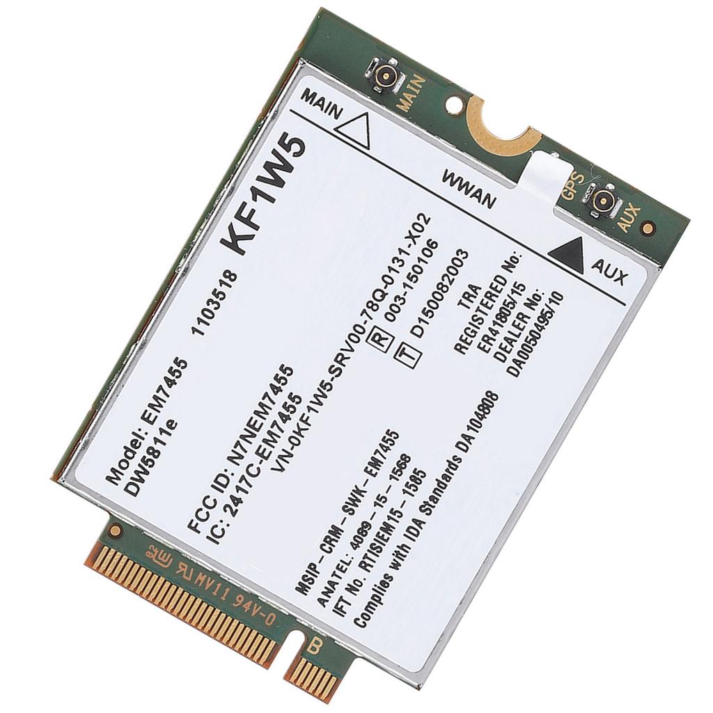 Ersatz-Wireless-EM7455 für Dell DW5811e Qualcomm 4G LTE WWAN NGFF-Kartenmodul