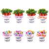 Pack of 1 DIY Flexible Easter Eggs and Carrot Decoration Set with Sponge Filling for Individualized Home Party Decors
