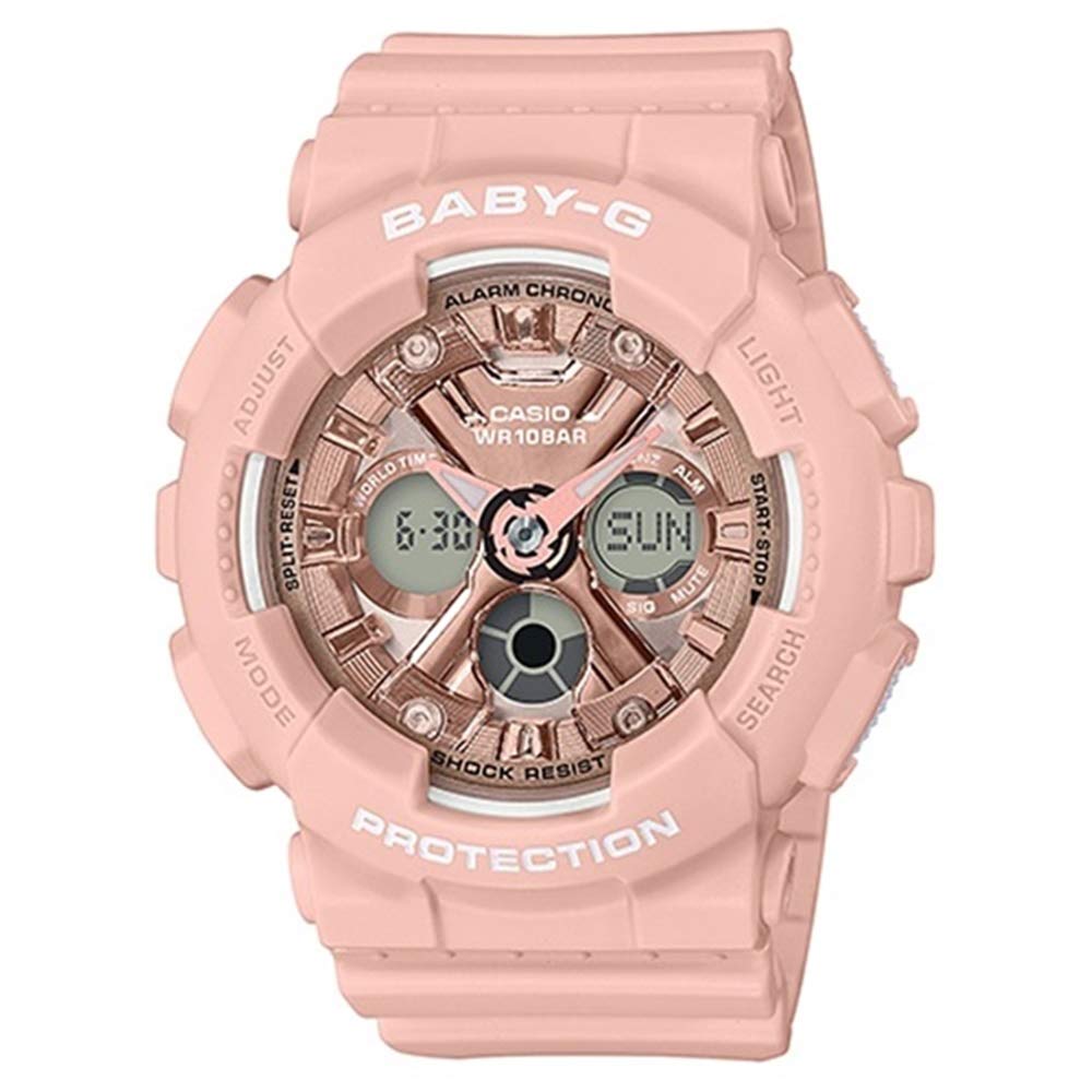 

CASIO Casio Женские Большой Корпус Металлический Цвет Крутая Модель Уличная Мода Наручные часы x [Casio] BABY-G Baby-G Ударопрочные Мужские BA-130 []