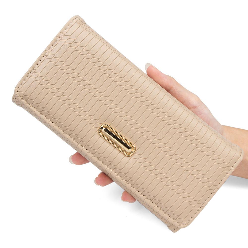 Pu Long Wallet For Women With Multiple Card Slots And Coin Pocket For Daily Use