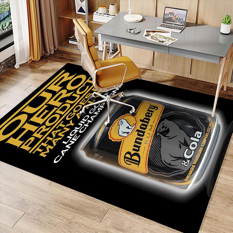 RUM B-Bundaberg Printed Absorbent Washable Carpet, Non-Slip Bathroom Mats, Kitchen Rugs, Yoga Mat,Living Room Entrance, Camping Picnic Rugs