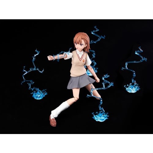 KADOKAWA PLASTIC MODEL SERIES "A Certain Scientific Railgun T" Misaka Mikoto, approximately 163mm tall, color-coded plastic model