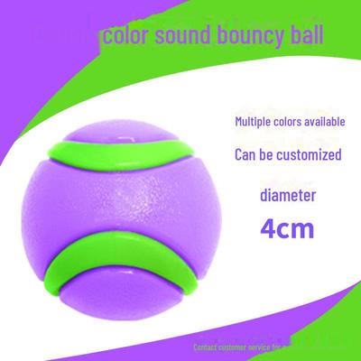 New Interactive TPR Bite-Resistant Luminous Dog Teething Ball