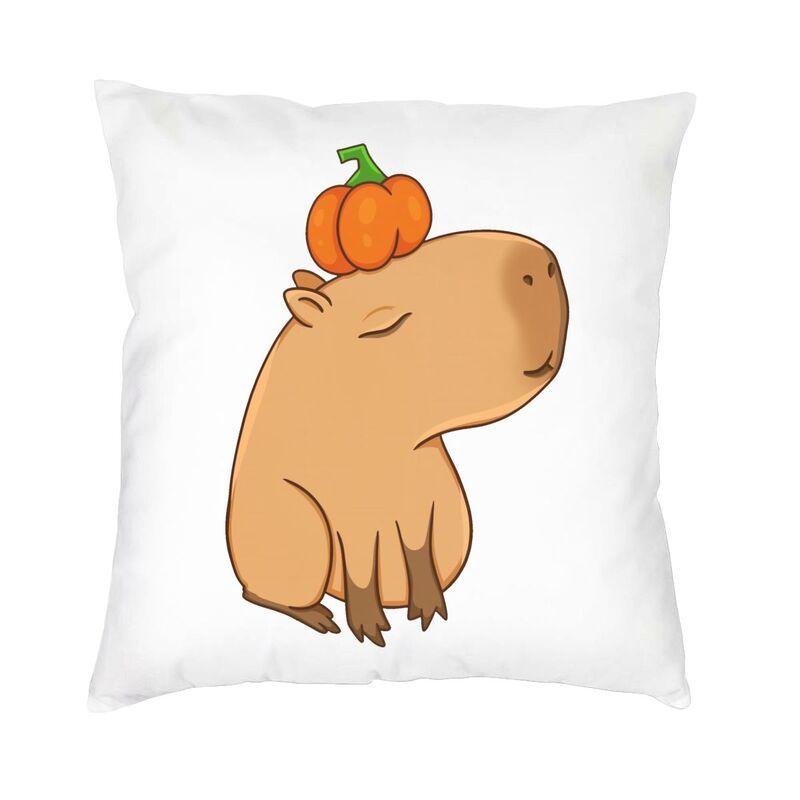 Chilling Capybara Cushion Cover Sofa Decoration Square Throw Pillow Cover 45x45cm