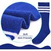 American Trends Kids Soccer Socks for Toddler Boys Girls Knee High Socks Stripes Cotton Sport Long Tube Sock
