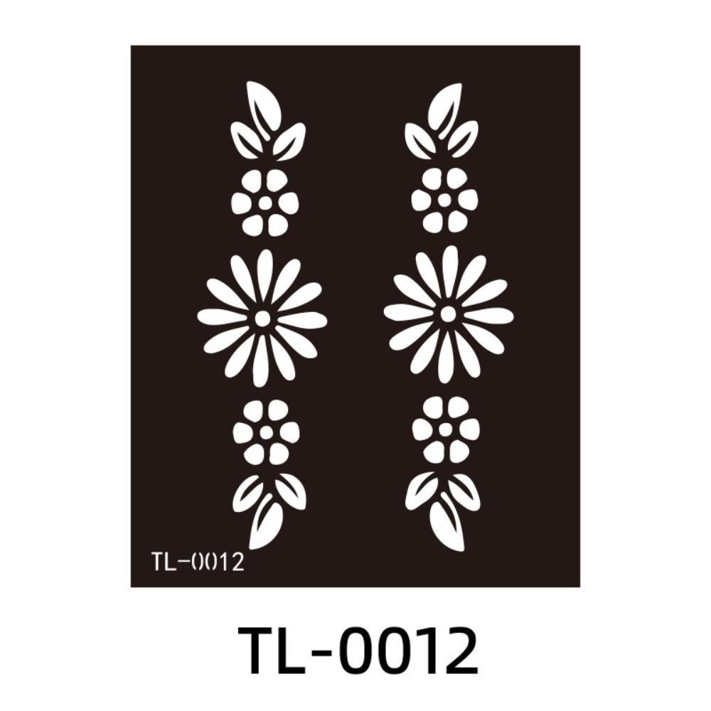 Fake Tattoo Decals Henna Tattoo Stencil Mehndi Stickers Body Art Sticker Girls