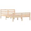 Vidaxl Bed Frame, Solid Wood, 150X200 Cm