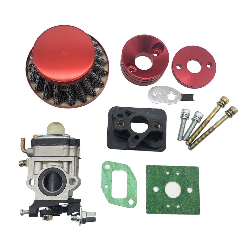 Sada vzduchového filtru karburátoru 15 mm pro 2taktní skútr ATV 43cc 47cc 49cc