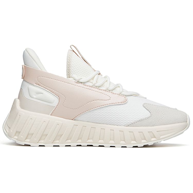 Anta Trendy Sports Low-Top Casual Shoes Women sneakers White Gray Pink 122218871-2