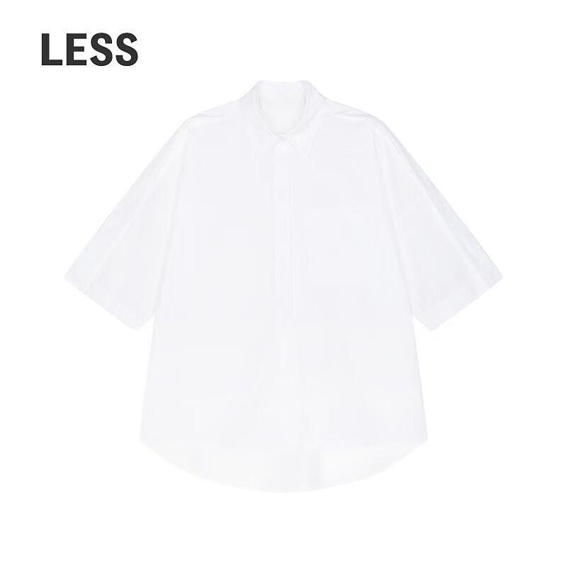 LESS 2025 Spring Loose Straight Long Shirt M