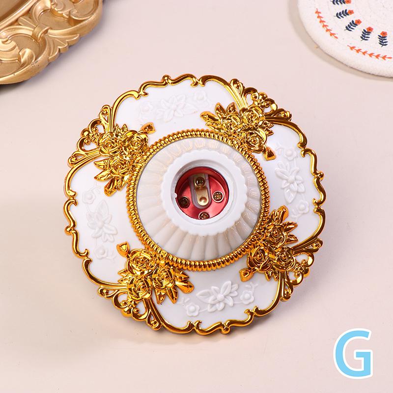 1Pc E27 Colored Pendant Lamp Holders Round Screw Fixed Base Socket Lamp Bulb Fixing Base Stand Light Bulb Holder