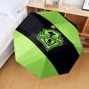 1PC Fc Crest Design Printed Umbrella Folding umbrella, automatic umbrella 8-Frame for Travel, camping Fan gifts Christmas Gifts