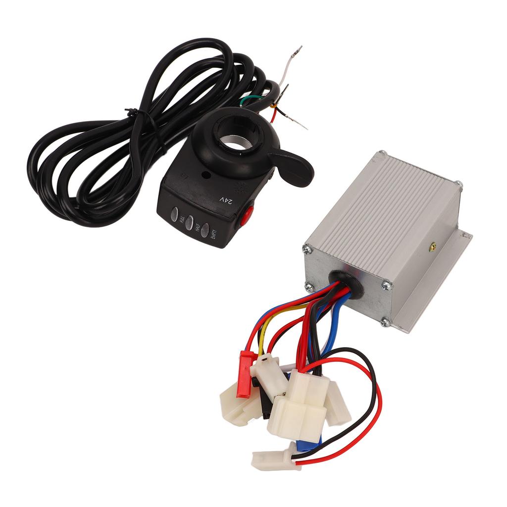24V 250W Electric Bike Controller Thumb Throttle Set for Electric Scooter DC Motor