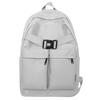 School bag, Hong Kong style backpack, men's new large capacity travel bag, high school and college student fashion backpack, school bag, laptop bag