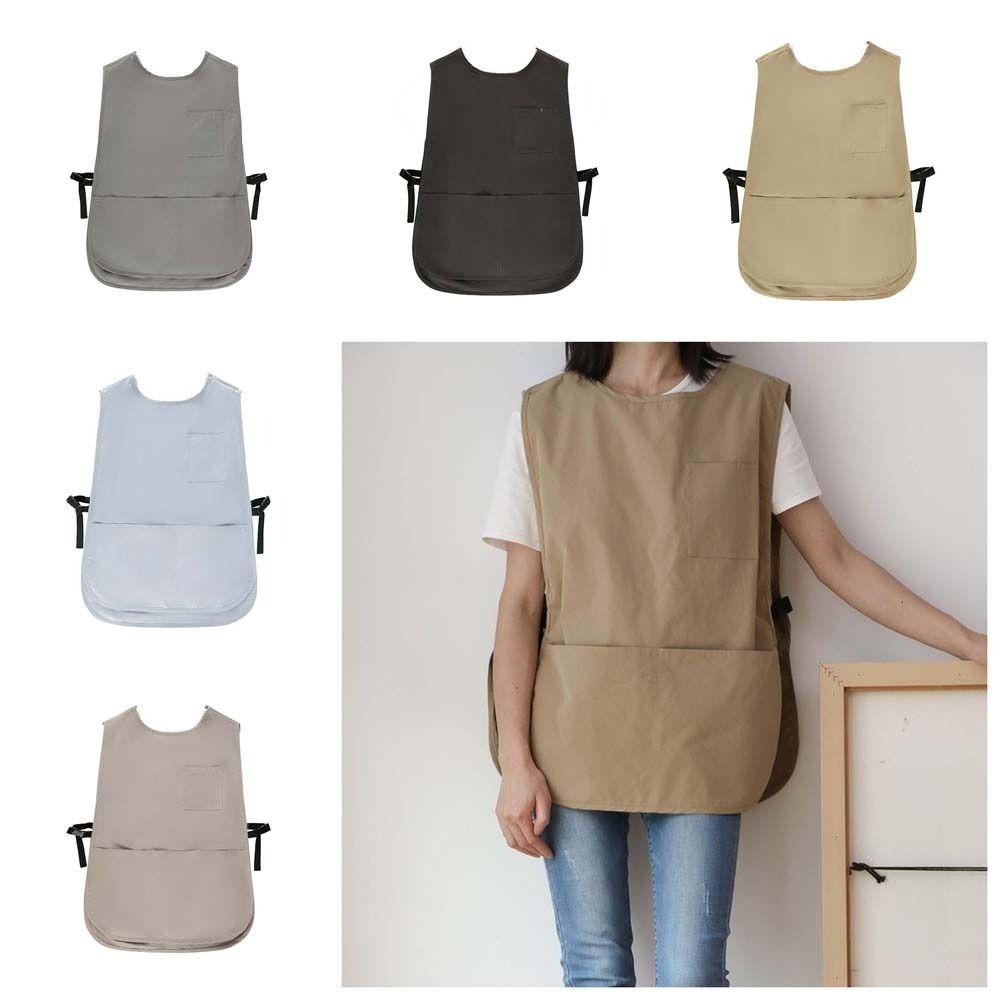 Japanese Household Kitchen Apron Adjustable Salon Barber Cape Waterproof Work Clothes  Outdoor