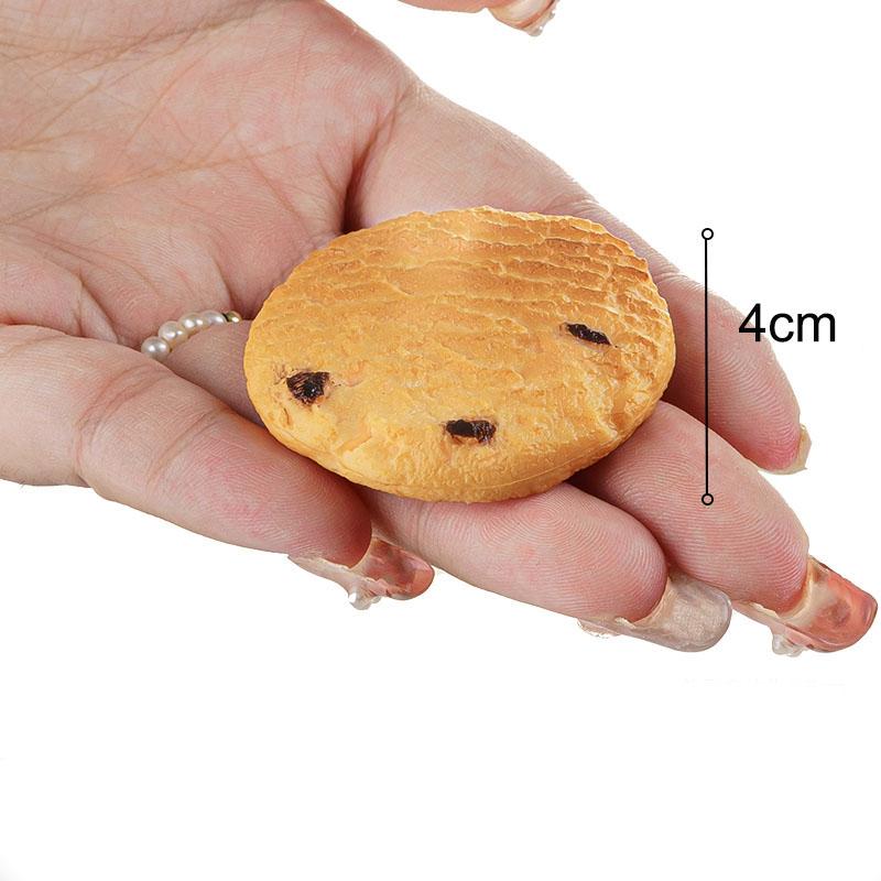 Simulationskeks Künstliches Keksmodell für Küchen Dekoration, Falsches Keksessen, Dessert-Fenster Requisiten