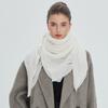 Luxury Soft Knitted Scarves Hollow-out Elegant Large Square Scarf Shawl Wraps Women Fashion