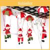Festive Santa Claus And Snowman Parachute Hanging Toy For Christmas Home Decor
