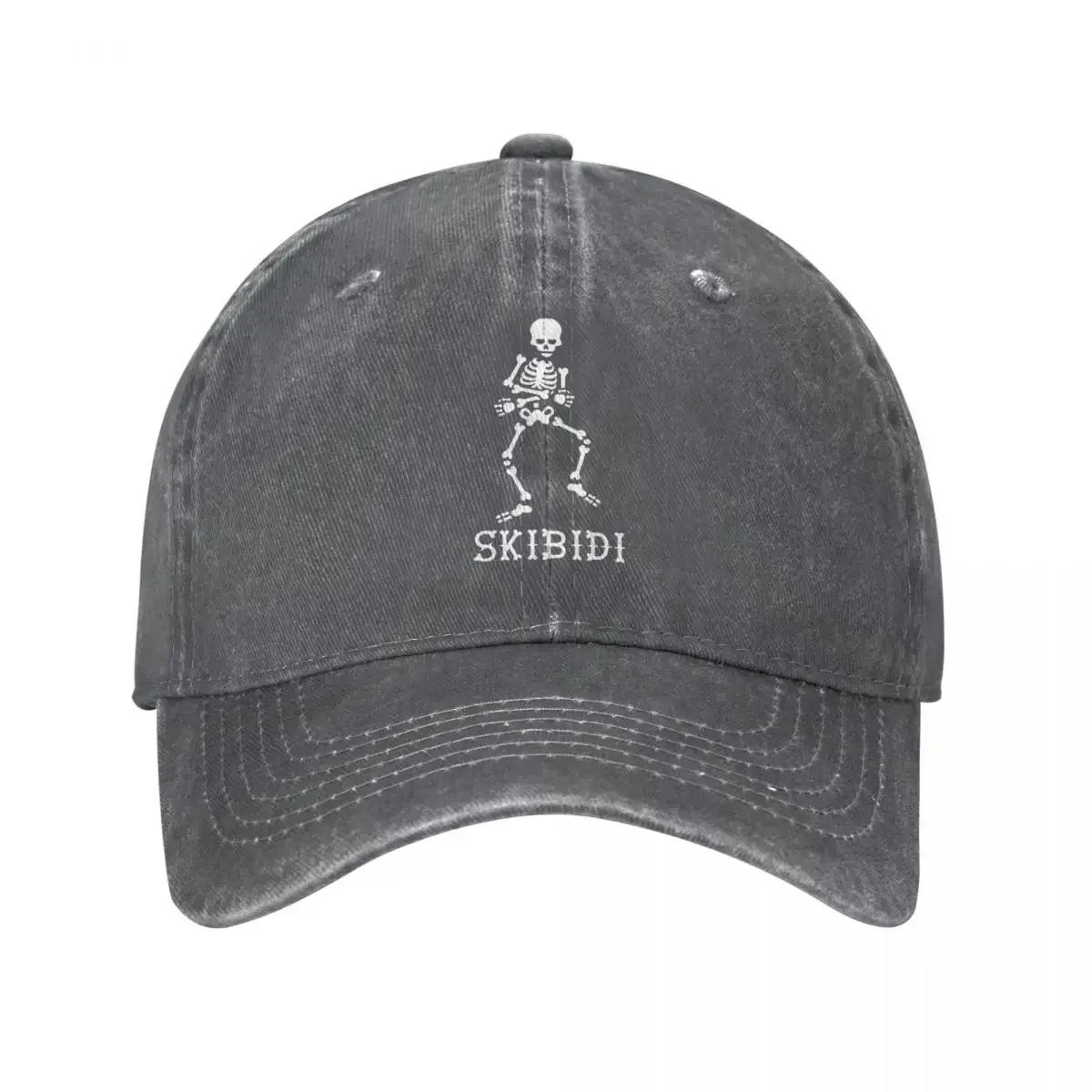 

2022 New Dancing Skeleton Skull Deniimm Baseball Caps Sunhat Dad Horror Halloween Cap Summer Vintage Casquette Gorras Adjustable