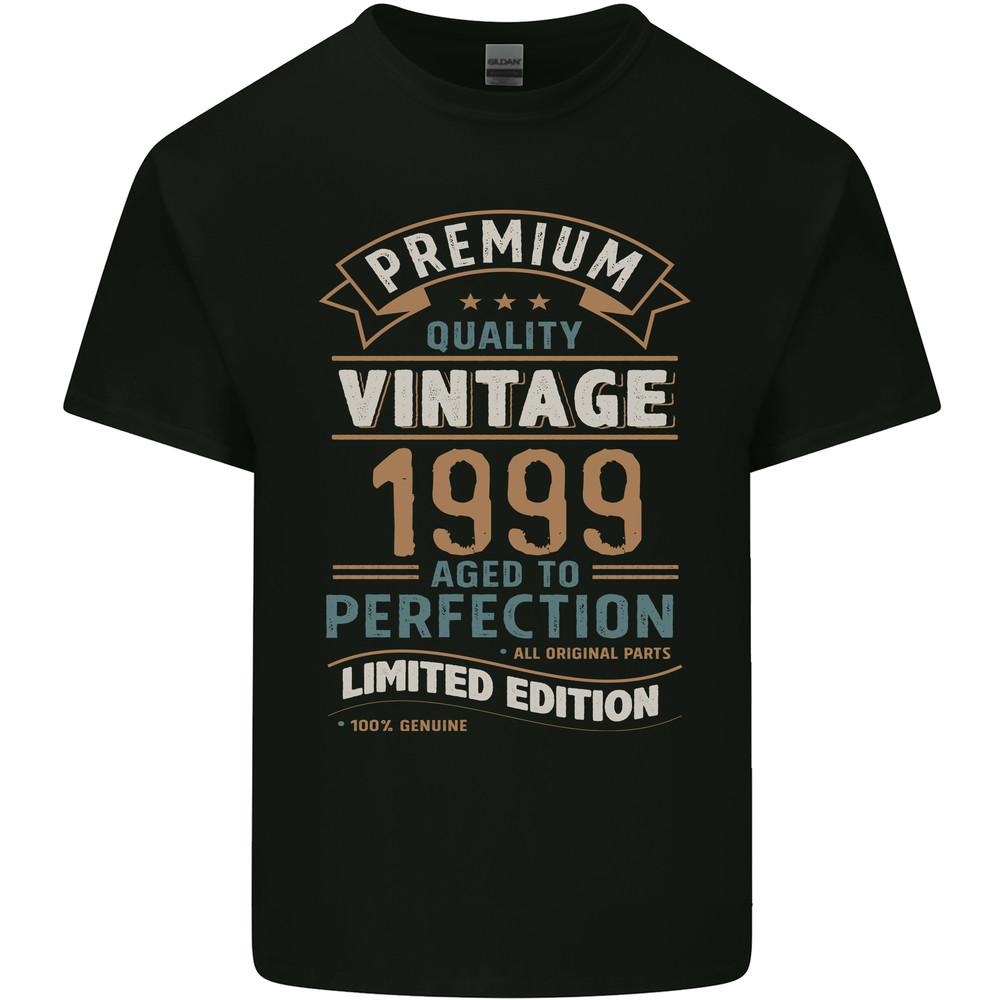Premium Vintage 26th Birthday 1999 Mens Light Cotton T-Shirt Unisex T-Shirt XXXL