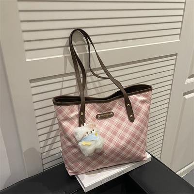 Large Capacity Tote Bag Women's New Simple Temperament Commuter Handbag Versatile Fashion Shoulder Armpit Bag