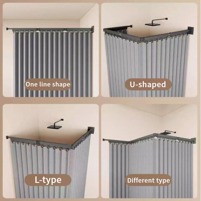 Prémiové Sprchové Neviditelné Vodotěsné Sprchové Dělicí Potřeby Koupelna Oddělení Suché a Mokré Sprchový Závěs Otočný Skládací Závěs