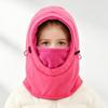 Windproof Winter Balaclava Hat Adjustable Drawstring One-piece Hat Scarf Soft Ear Protection Cap