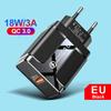 PD33W QC3.0 GaN Multi-Port Fast Charger - 9V/12V European Standard