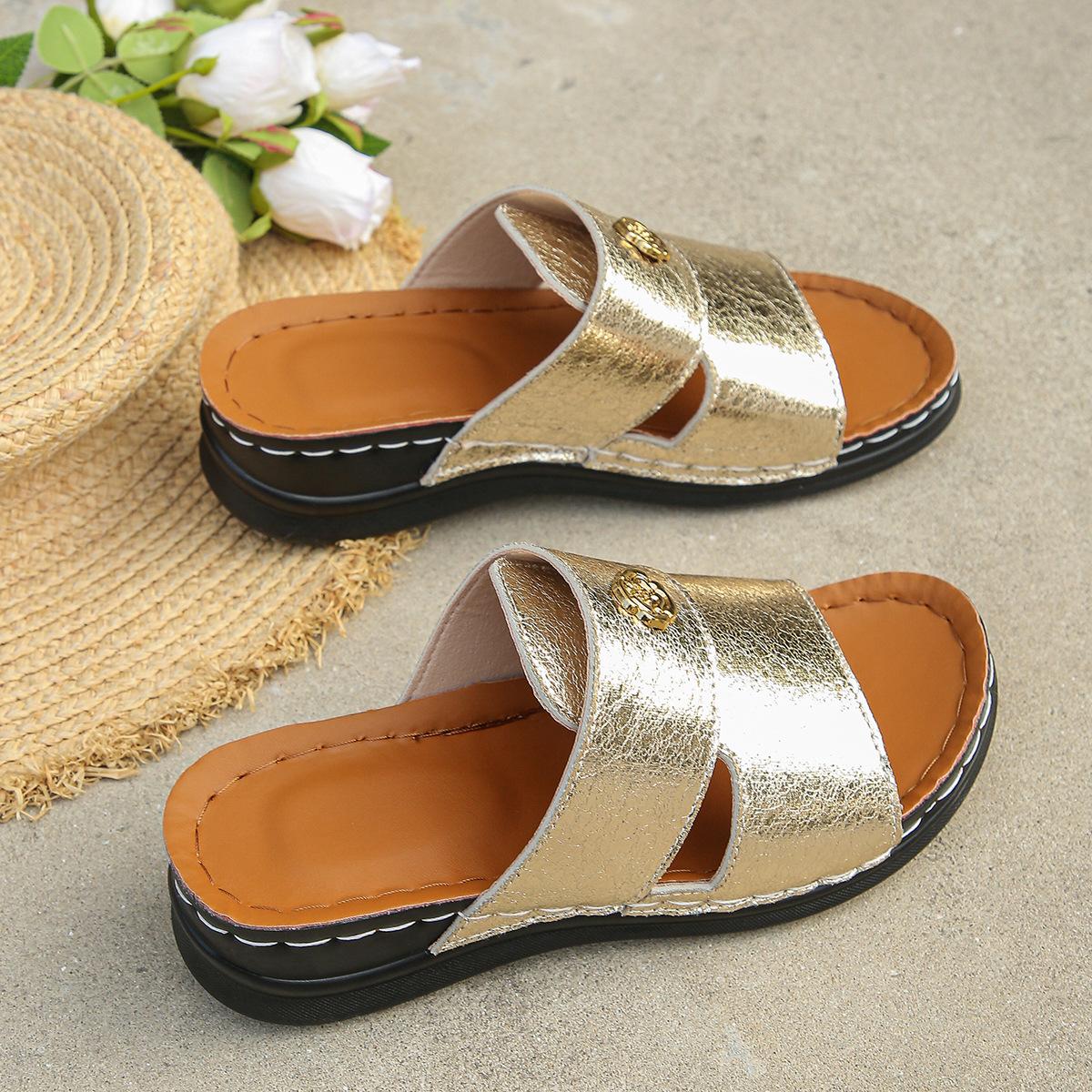 

Большие размеры леопардовый принт открытый носок наклонный каблук крутые тапочки женские лето 2024 новые модные крутые тапочки женские 43