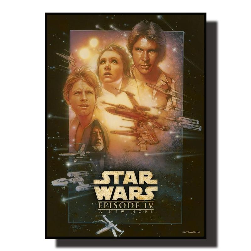 Star Wars Leinwand Dekoratives Gemälde Filmkunst Wandbild Retro Poster Moderne Heimwanddekoration Geschenk und Druck Ästhetik