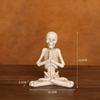 Candlestick Skeleton Resin Figurine Statues Model Halloween Skull Gift Decor
