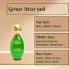 Girnar Attar 9ml | Non-Alcoholic Premium Concentrated Perfume | Rose, Saffron, Oud Shanaya, Agarwood, Caramel & Woody Scent