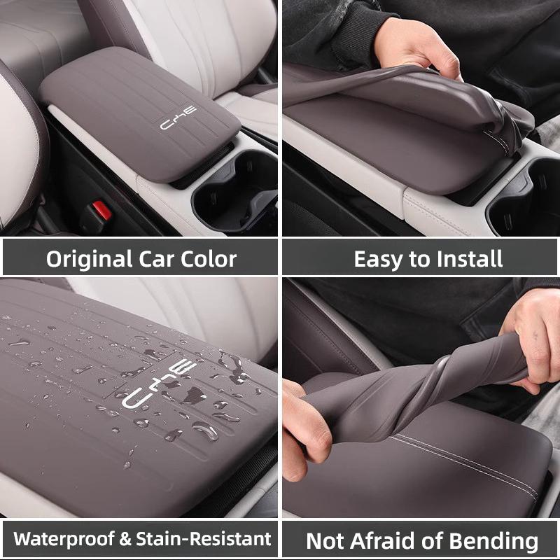 For BYD Seal U SongPlus DM-i Silicone Armrest Box Cover Specialized Center Console Interior Armrest Pad Modification Accessories