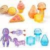 3Pcs Stress Relief Squeeze Toy Soft Stretchy Jellyfish Dog Duck Baby Pizza Bun Ice Cream Waterdrop Cube Sensory Pinch Toy Party Favors