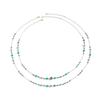 Ingemark 2Pcs/Set Vintage Bead Chain Long Necklace for Women Ethnic Imitation Pearl Stacked Sweater Chain Party Jewelry Gifts