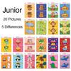 20-22Sheets Error-finding Card Montessori Educational Game Cards Colorful Cute Cartoon Pictures Concentration Training Props ZYF