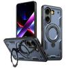 Shockproof Bumper For POCO X7 Pro Magnetic Ring Rotating Folding Bracket Phone Case For POCO F7 Ultra X6 M6 Pro Dual Layer Cover
