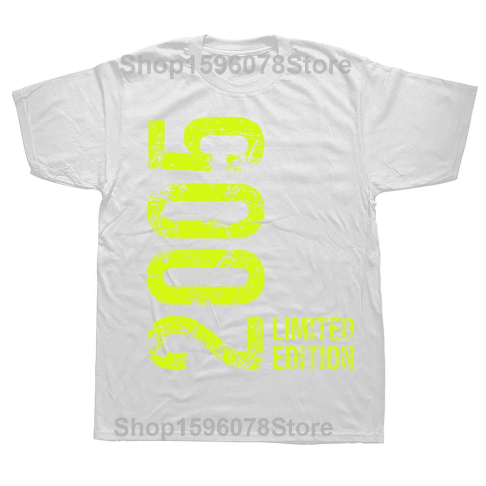 Novelty 19th 19 Years Retro Vintage 2005 T Shirts Graphic Cotton Streetwear Short Sleeve Birthday Gifts Summer Style T-shirt Men