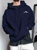 Spring and Autumn Printed Mountain Element Drawstring Sweatshirt Hooded Pullover Sweatshirt