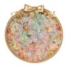 30/50pcs 8mm Transparent Double Color Jelly Glass Bead Round Spacer Loose Bead for DIY Bracelet Necklace Jewelry Making Supplies