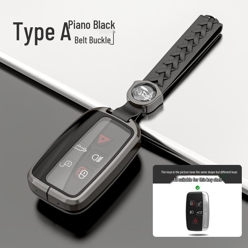 Compatible Land Rover Key Case for Range Rover Sport, Velar, Evoque, Discovery 4, Freelander 5