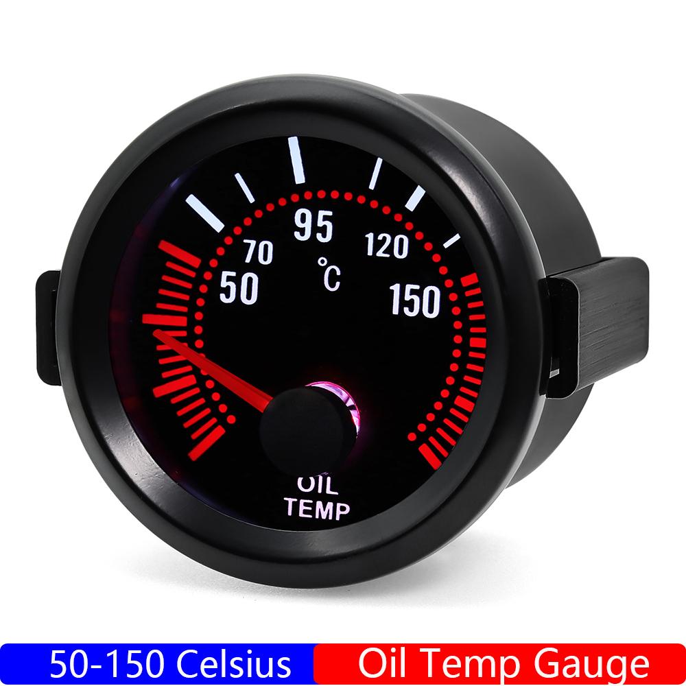 Universal Gasoline Car 2"; 52MM Tachometer/Water Temperature/Oil Temp Meter/Boost Meter PSI Bar/Oil Pressure Gauge with