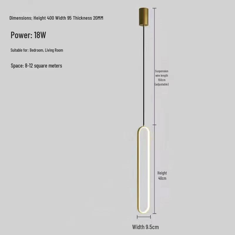Modern Nordic Minimalist Pendant Light for Living Room, Bedroom & Dining
