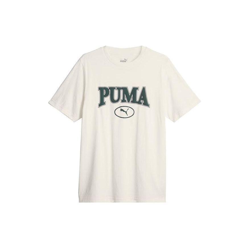 

Puma Футболка с коротким рукавом и принтом в виде буквы, повседневная, мужская, белая 679596-65 L
