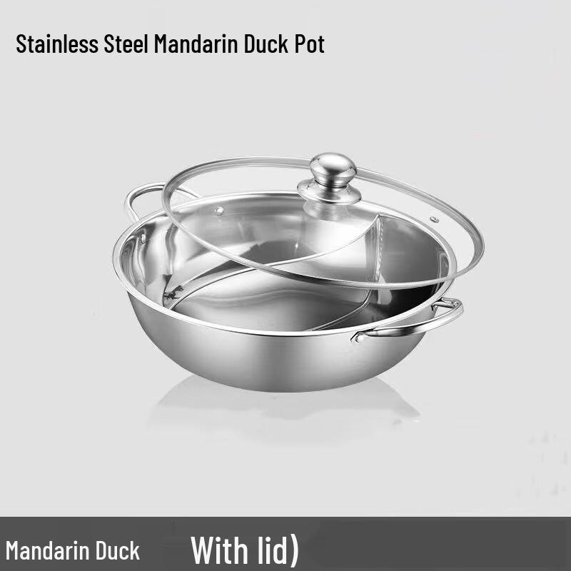 Jinmeili Xiaofei Yang Style Stainless Steel Divided Hot Pot