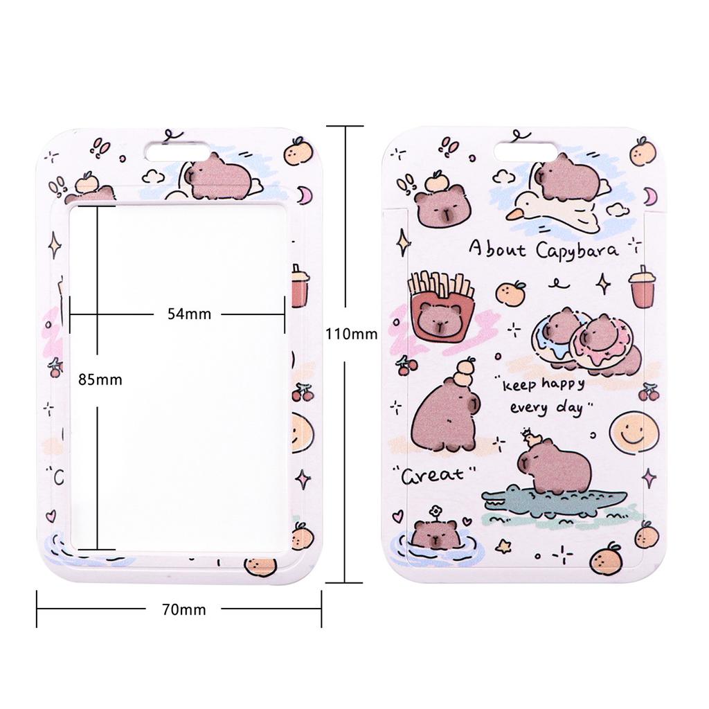 New Model Animal Hanging Loop Strap Webbing Student Cartoon Pet Leash Set Work Card Mobile Phone Rope Identification Card